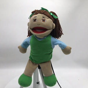Muñeca de Peluche Personalizada con Vestido Verde y Lazo, 31cm-50cm, Material Súper Suave para Niñas de 3 Años en Adelante - Product Image 3