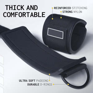 Sangles de cheville GAF personnalisables avec logo, rembourrées et réglables, pour entraînement musculaire, protection professionnelle, unisexe, antidérapantes, vente en gros - Product Image 5