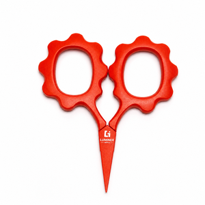 Tijeras de Bordado Circulares Blancas de Dos Tonos, Mini, para Diestros, LUMINEX IMPEX - Product Image 5
