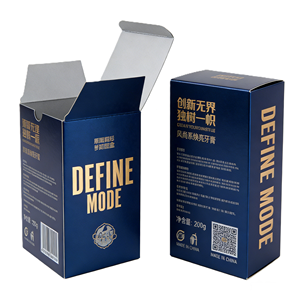 Caja de Embalaje de Papel Reciclado con Recubrimiento UV y Grabado Personalizado para Productos de Cuidado de la Piel y Belleza - Product Image 1