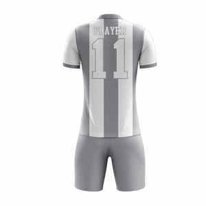 ชุดทีมฟุตบอล เสื้อเจอร์ซีย์โพลีเอสเตอร์ กางเกงขาสั้น ระบายอากาศได้ดี สวมใส่สบาย ชุดยูนิฟอร์มประสิทธิภาพสูง - Product Image 2