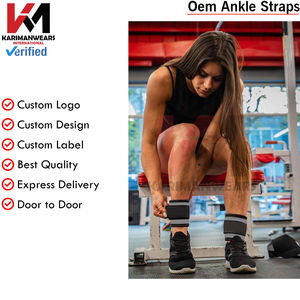 Correas de tobillo al por mayor con acolchado de neopreno y accesorio para cable para kickbacks y abducción de cadera, proveedor de equipos de gimnasio con logotipo personalizado - Product Image 6