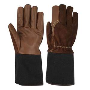 Guantes de soldadura de cuero de alta calidad, guantes de soldadura resistentes al calor de alto rendimiento, seguridad para las manos - Product Image 6