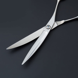 Customized New Arrival Customized Stainless Steel Salon Customized Hairdresser <b>Barber</b> Haircut Left Handed Hair Scissors <b>Set</b> - Product Image 6