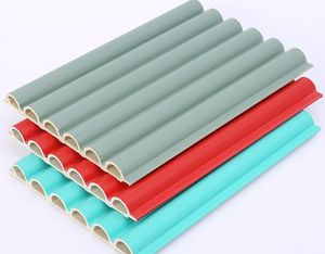 Panneau mural composite en <span class=keywords><strong>bois</strong></span> et plastique Panneau mural intérieur <span class=keywords><strong>demi</strong></span>-<span class=keywords><strong>cercle</strong></span> - Product Image 3