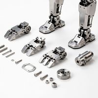 Pièces détachées de robots industriels CNC sur mesure, équipement de révision, pièces en acier inoxydable et aluminium, certification TUV, électroérosion à fil, tolérance