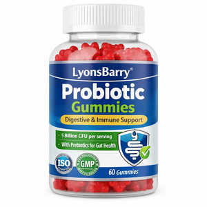 Cápsulas Probióticas Lyonsbarry, Apoyo Digestivo e Inmunológico, Antioxidante, Dosis de 500 mg, 100 Cápsulas/Botella, Vitaminas, Marca Privada OEM, GMP - Product Image 1