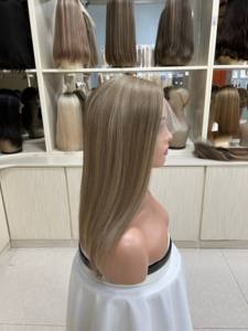 Perruques frontales en dentelle HD en cheveux humains vierges chinois en gros, longues, tailles de bonnet moyennes, petites et grandes, densité 150%, sans colle - Product Image 2