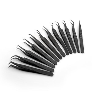 Pinzas para Pestañas de Acero Inoxidable de Alta Calidad, Duraderas y Compactas, Accesorio de Belleza para el Cuidado de las Pestañas, Herramienta de Uso Diario en Salón - Product Image 4