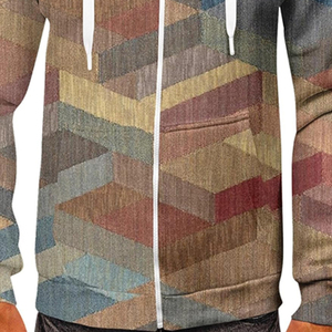 Sudaderas con capucha sublimadas para hombre, sudadera con capucha unisex de corte regular, sudadera con capucha informal de poliéster tejido, sudaderas con capucha sublimadas para hombre - Product Image 2