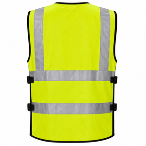 Chaleco de Seguridad Reflectante de Alta Visibilidad OEM, Clase 2 ANSI, Impermeable, para Construcción, Carretera, Trabajo, Seguridad, Fábrica, Hecho a Medida - Product Image 3