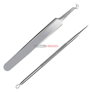 Blackhead Splinter Remover Tools Stainless Steel Professional 2pcs Reusable <b>Waterproof</b> Multifunctional Eco-Friendly Easy Removal - Product Image 1