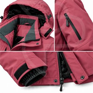 Vestes de ski et de snowboard personnalisées, fabricant OEM, vêtements d'extérieur isolés pour la montagne, vente en gros de vêtements de sport d'hiver - Product Image 4