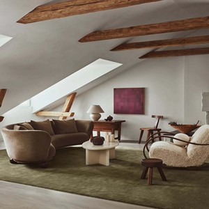 Luxury Grand Moss Area Rug Contemporary Soft Plush Hand Tufted Carpet Elegant Minimalist Floor <b>Mat</b> for Modern Home Bedroom Decor - Product Image 3
