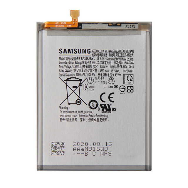 EB-BA315ABY Li-ion 5000mAh Rechargeable Silver Battery for Laptop (New)