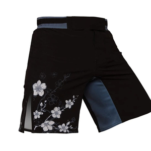 Custom Design Sublimated BJJ Grappling Training MMA <b>Shorts</b> Men Women Stretch Spandex <b>Polyester</b> Breathable Quick Dry MMA <b>Shorts</b> - Product Image 3