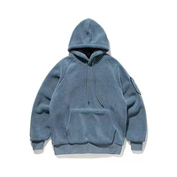 Sweat à capuche en molleton Sherpa de coton de haute qualité, personnalisable, respirant, écologique et chaud, vente en gros