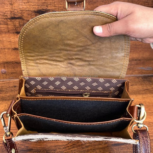 Nouveaux cheveux pour femmes sur sac à main en cuir de vachette sac à bandoulière sac à main sac à provisions vente chaude Design Unique sac fait main cadeau pour elle - Product Image 6