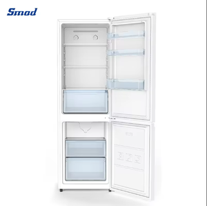 Réfrigérateur combiné Smad 222L 306L en acier inoxydable, portable, électrique, intégré, avec congélateur latéral, pour la maison - Product Image 1
