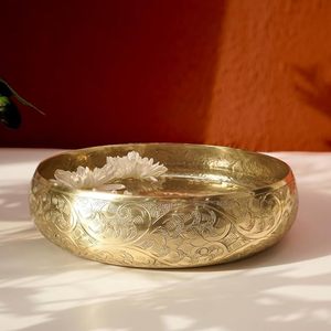 Handmade Oriental <b>Metal</b> <b>Bowl</b> With Polished Finish For Wedding Decoration - Product Image 4