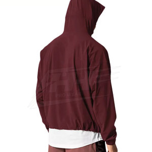 Veste coupe-vent demi-zip légère pour homme, personnalisée OEM, pour l'extérieur, collection 2026, vente en gros - Product Image 5