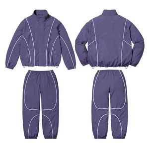 Custom Men's Tracksuit Windbreaker Outfit Nylon Set Sports Jacket Zip Up <b>Wind</b> <b>Breaker</b> Sportswear Casual Outdoor Training Suit - Product Image 3