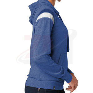 Hoodie d'hiver long à capuche en polaire avec design personnalisé sur le devant, 100 % coton, coupe ajustée, respirant, pour femme, vente en gros, personnalisable - Product Image 5