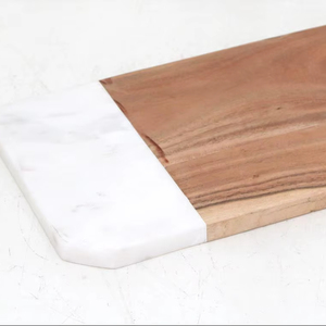 Tabla de Cortar Queso de Madera, Diseño Redondo Sostenible, 1.5 cm de Grosor, Apta para Lavavajillas, para Uso en la Cocina - Product Image 1