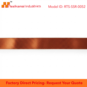 6mm Rust Brown Copper Single Face Satin <b>Ribbon</b> Factory Direct 20 Rolls x 8 Meter for Fall Decor Gourmet Gifts Rustic <b>Weddings</b> - Product Image 6
