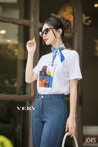 Femmes taille haute Vintage jean mince jambe large personnalisé Denim pantalon respirant pour printemps été hiver vêtements de cérémonie tissé solide - Product Image 2