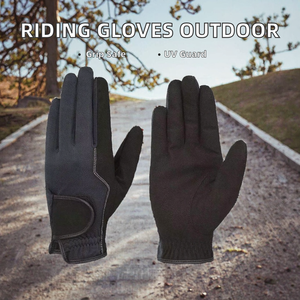 Professional Unisex Horse Riding Sports Gloves <b>Equestrian</b> Gloves for Men and Women OEM Service Available in custom color - Product Image 5