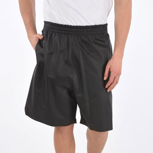 Shorts en cuir véritable pour homme, respirants, coupe slim, mode masculine, haute qualité - Product Image 1