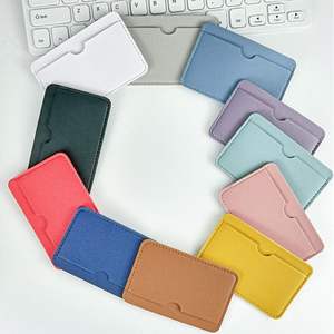 Porte-cartes minimaliste en cuir pour homme, portefeuille fin en cuir véritable, étui pour cartes de crédit, organiseur professionnel - Product Image 2