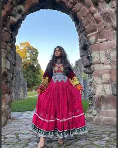 Service OEM ODM, prix de gros, robes de mariée vintage style afghan à lacets, respirantes, faites à la main, pour femmes, pour les occasions spéciales - Product Image 6