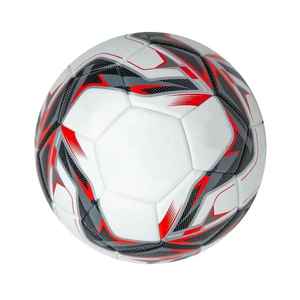 Ballon de football d'entraînement en PVC épais avec vessie en caoutchouc, sérigraphié et cousu, à haute rétention d'air - Product Image 4