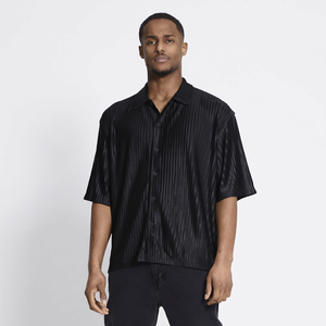 Camisa Casual de Verano para Hombre, Diseño a Cuadros, Manga Corta, 100% Transpirable, Antiencogimiento, Mezcla de Lino y Algodón Oxford, Servicio ODM Disponible - Product Image 3