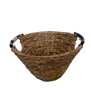 Venta al por mayor mejor precio cesta de almacenamiento de algas marinas con asas de mimbre hecho a mano para la decoración de la cocina y el baño directo de Vietnam - Product Image 1