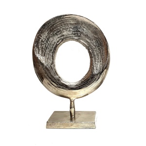 Antique <b>Hand</b> <b>Casted</b> Aluminum Decorative Ring With Gold Finishing Home and Office Decorative Gold Rings - Product Image 5