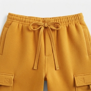 AMIB SPORTS <b>Casual</b> <b>Men's</b> <b>Linen</b>/Cotton Twill <b>Trouser</b> Eco-Friendly Breathable Midweight Mid Straight Embroidered Elastic Waist - Product Image 4