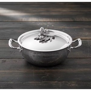 Heavy Duty Stainless Steel Cookware <b>Set</b> Europe Eco-Friendly Gold Pumpkin Lid Knob Food Grade Casserole Saut Pan <b>Pots</b> <b>Set</b> - Product Image 2