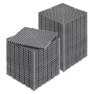 Tappetino Modulare a Incastro 12 X 12, 50 Pezzi, Antiscivolo, Grigio, in PP, con Drenaggio, Pavimentazione in Plastica - Product Image 1