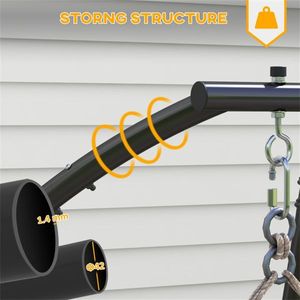 Supporto per Sedia Amaca, Robusto Supporto per Altalena per Amache Confortevoli - Product Image 4