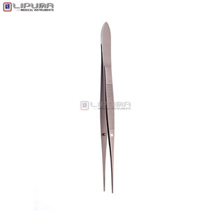 Pinzas Oftálmicas GRAEFE Iris Forceps 4 (102mm) Rectas con Mordazas Serradas para Microcirugía, Instrumentos Médicos - Product Image 2