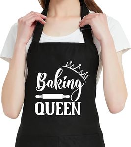 <b>Funny</b> Waterdrop Resistant <b>Aprons</b> <b>for</b> <b>Women</b> with 2 Pockets, Adjustable Bib Chef Kitchen <b>Apron</b> <b>for</b> Cooking Baking - Product Image 3
