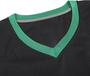 Camiseta de Fútbol Profesional Personalizada, Mezcla de Spandex, Diseño Bordado Personalizado, Crea Tu Propia Ropa Deportiva, Proveedor OEM de Fábrica - Product Image 4