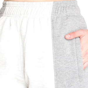 Conjunto Deportivo de 2 Piezas para Mujer, Sudadera con Cierre y Manga Corta, Pantalones Anchos por Encima de la Rodilla, 100% Algodón - Product Image 4