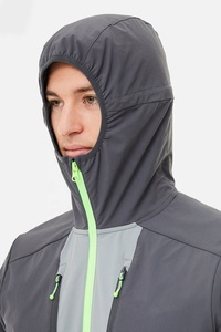 Chaqueta Cortavientos Impermeable Ligera para Hombre, con Capucha y Cierre, para Correr y Senderismo al Aire Libre, con Logotipo Personalizado, Talla 6XL - Product Image 4