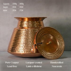 Dispensador de Agua de Cobre con Tapa, Estilo Vintage, de Gran Capacidad, Ecológico, para Uso Doméstico, Muy Demandado - Product Image 6