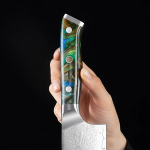 Couteau de Chef de Luxe LEGACY BLADES en Acier Damas, Manche en Résine, Tranchant comme un Rasoir, Vente en Gros Directe Usine - Product Image 2