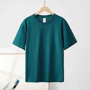 Camiseta extragrande lisa de alta calidad y peso pesado, personalizada con impresión y bordado. - Product Image 6